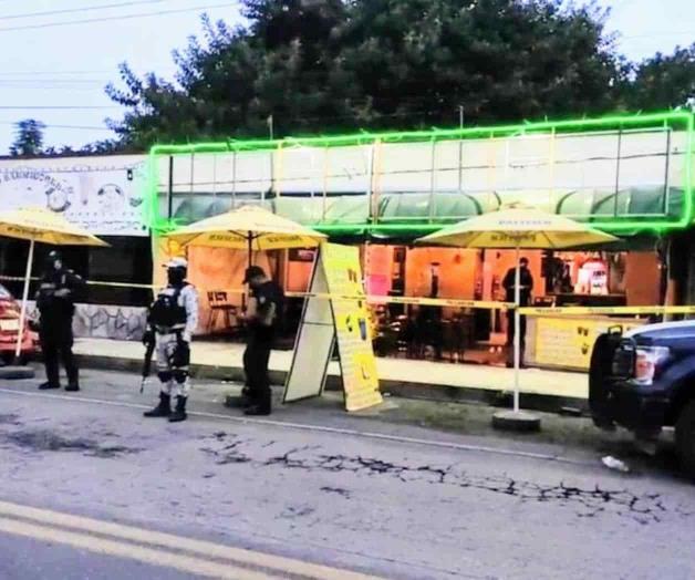 Matan a 3 en ataque a bar en Morelos