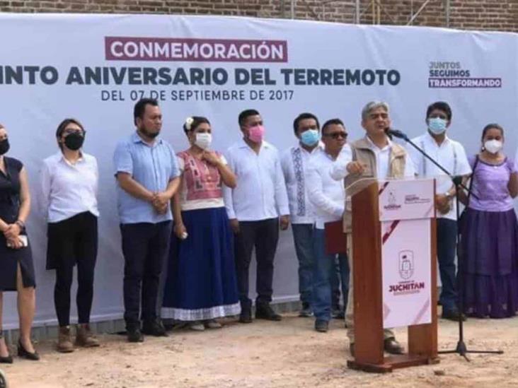 Exigen reconstrucción a 5 años de sismo en Oaxaca Exigen reconstrucción a 5 años de sismo en Oaxaca