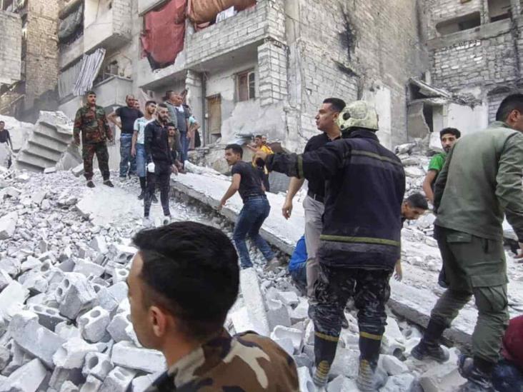 Reporte: Derrumbe de edificio en Siria mata a 11 personas Reporte: Derrumbe de edificio en Siria mata a 11 personas