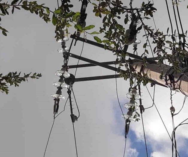 Demandan reubicar cables de electricidad