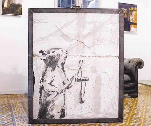 Cambian obra de Banksy