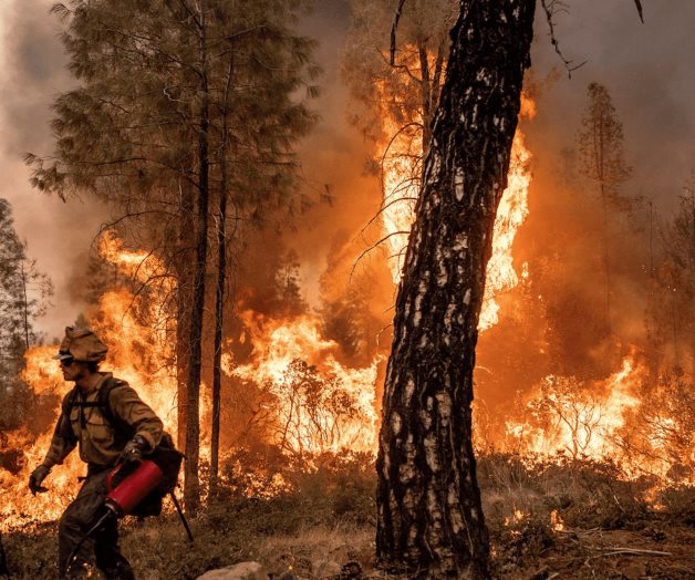 Frena el clima frío avance del fuego