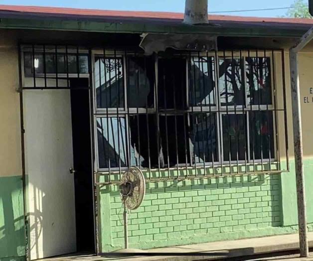 Incendian aulas de una escuela en Matamoros