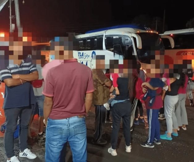Detienen a 285 migrantes y a tres presuntos traficantes en Veracruz