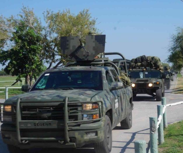 Llegan nuevos refuerzos militares a Reynosa