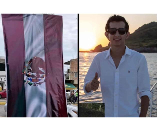 Funcionario de Nayarit responsable de alterar bandera de México con colores de Morena renunció a su cargo