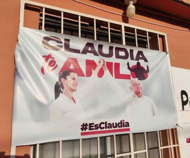 Muestran apoyo hacia Claudia Sheinbaum