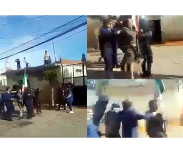 Lanzan huevos y harina a Alcaldesa en desfile en Tlaxcala