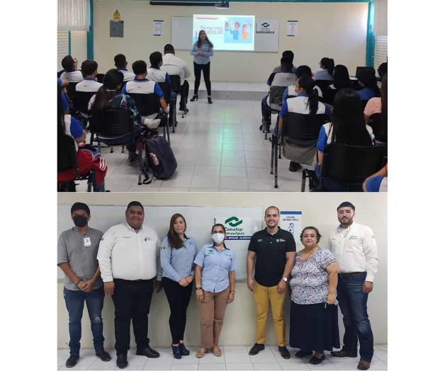 Imparten conferencias a los 8 Conalep del estado