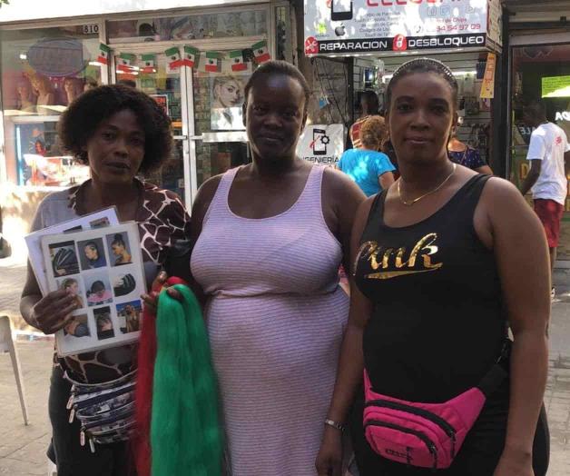 Trabajan migrantes haitianas