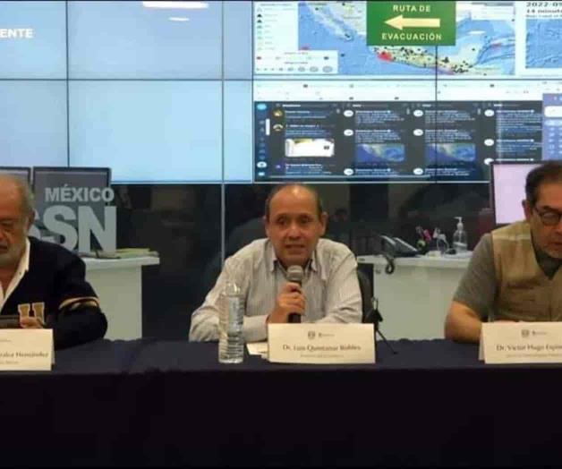 Sismo en 19S, solo coincidencia.- investigadores Sismo en 19S, solo coincidencia.- investigadores