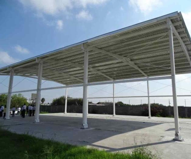 Entregan alcalde y Cabildo techumbre a Secundaria 4