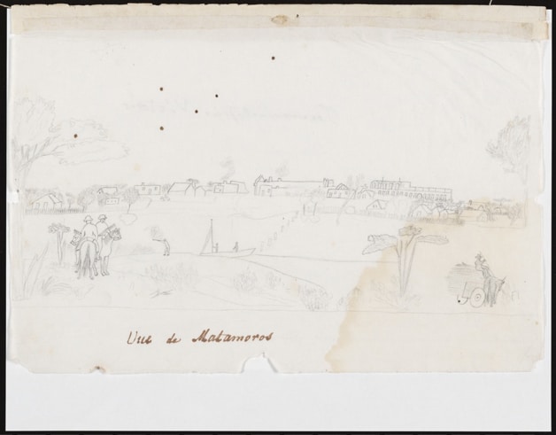 Matamoros, según Jean Louis Berlandier, 1829 Matamoros, según Jean Louis Berlandier, 1829