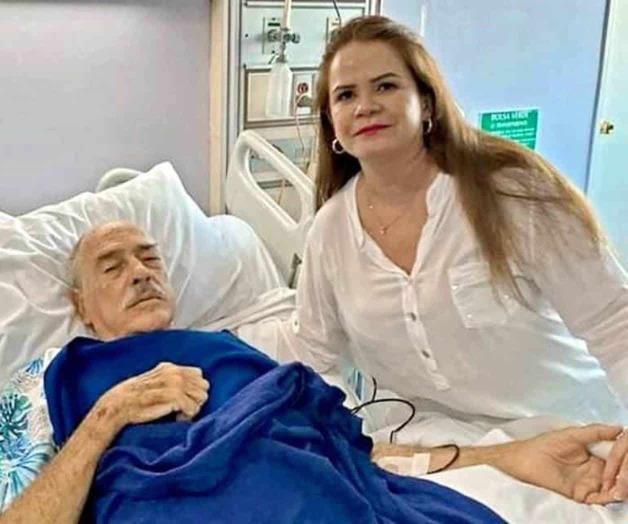 Andrés García no tiene fuerza ni ánimo, asegura su esposa