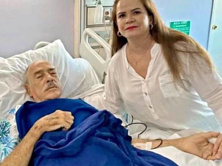 Andrés García no tiene fuerza ni ánimo, asegura su esposa Andrés García no tiene fuerza ni ánimo, asegura su esposa