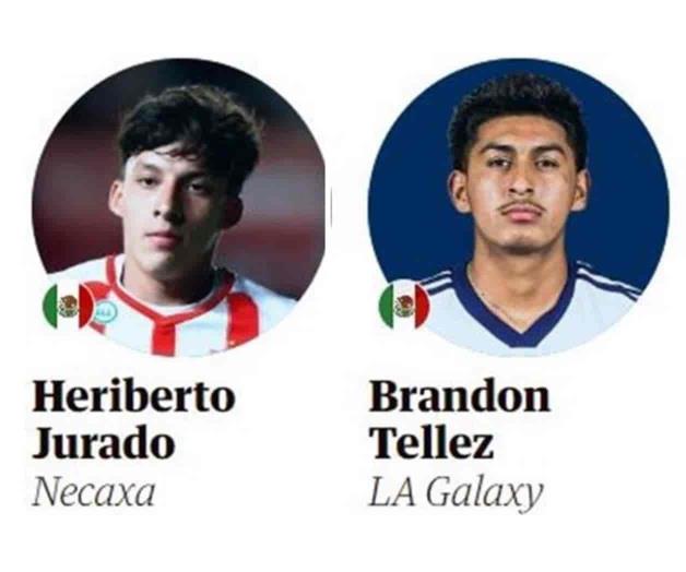 Incluyen a mexicanos en lista de promesas de The Guardian