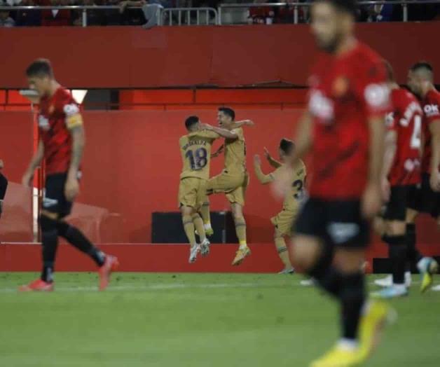 El Mallorca de Aguirre vende cara la derrota ante Barcelona