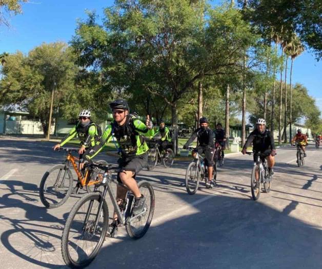 Asisten familias en Campo Militar a la rodada ciclista Asisten familias en Campo Militar a la rodada ciclista