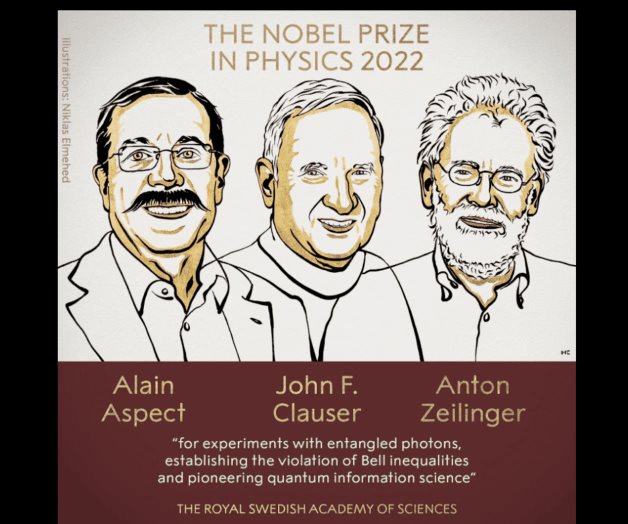 Alain Aspect, John Clauser y Anton Zeilinger ganan Nobel de Física por trabajo en ciencia cuántica