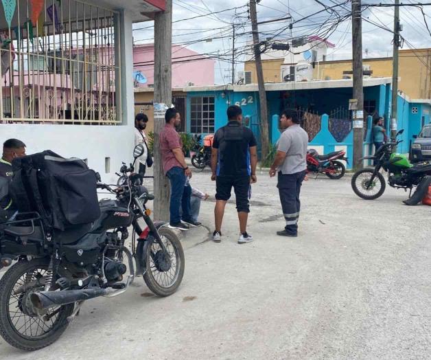 Motociclista herido tras ser embestido Motociclista herido tras ser embestido