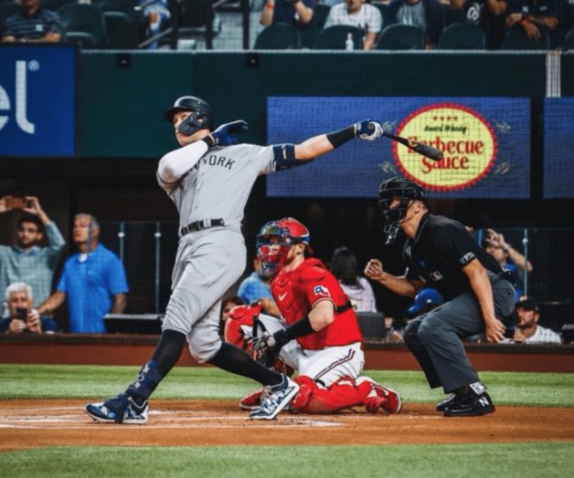 Judge conectó su HR 62 e impone nueva marca histórica en la Liga Americana