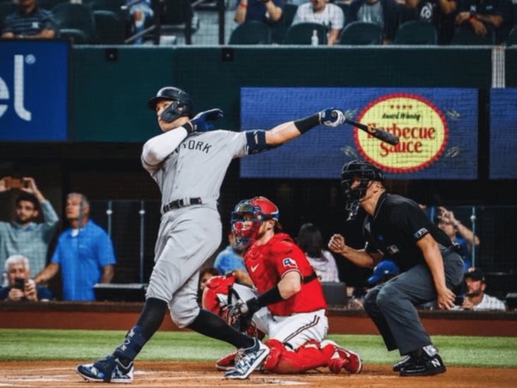 Judge conectó su HR 62 e impone nueva marca histórica en la Liga Americana Judge conectó su HR 62 e impone nueva marca histórica en la Liga Americana