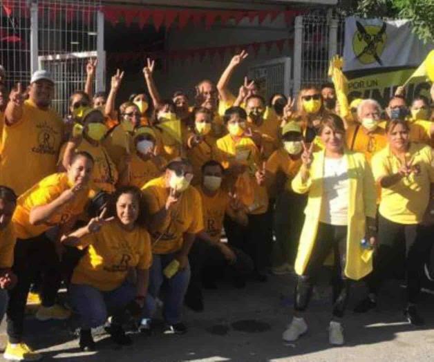 Reciben a candidata de planilla de Salud