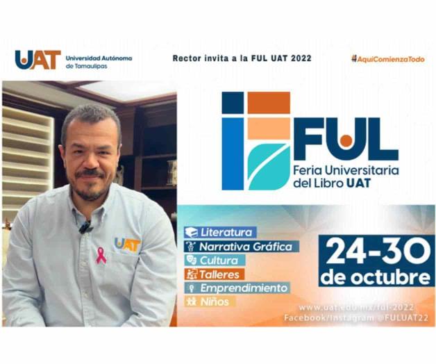 Invita rector a feria del libro