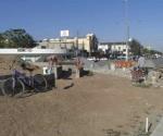 Reanudan trabajos en rotonda