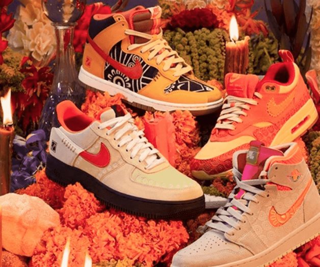 Presentan colección de Día de Muertos de Nike: Somos Familia