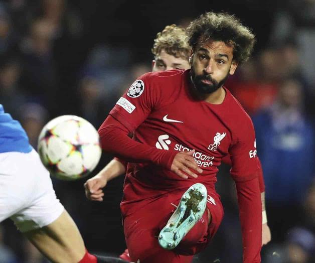 Remonta Liverpool ante el Rangers con un triplete de Salah Remonta Liverpool ante el Rangers con un triplete de Salah