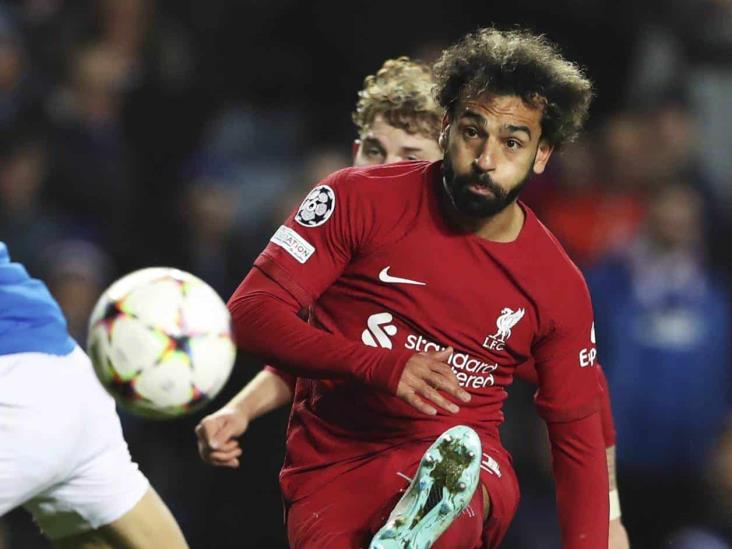 Remonta Liverpool ante el Rangers con un triplete de Salah Remonta Liverpool ante el Rangers con un triplete de Salah