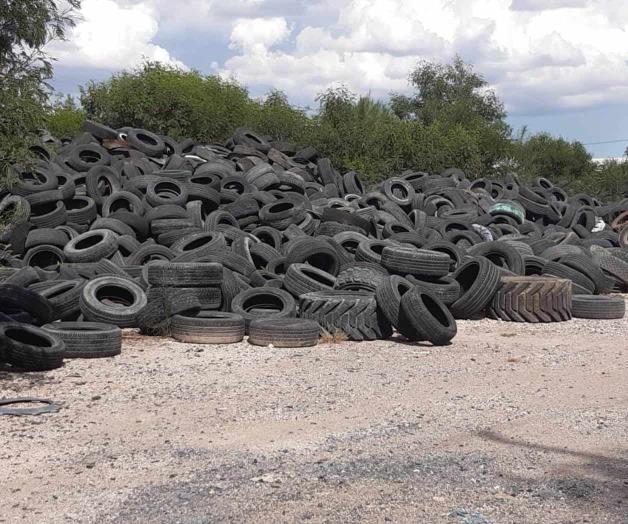Desaparece máquina trituradora de llantas