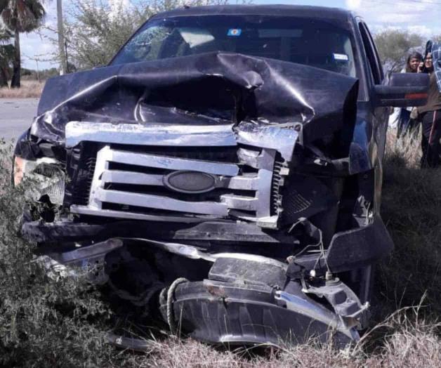 Fuerte choque en la carretera a Empalme