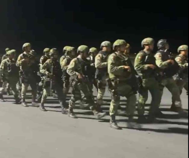 Llegan militares a Nuevo Laredo