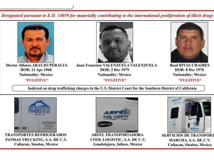 Congelan activos a cabecillas de célula del Cártel de Sinaloa Congelan activos a cabecillas de célula del Cártel de Sinaloa