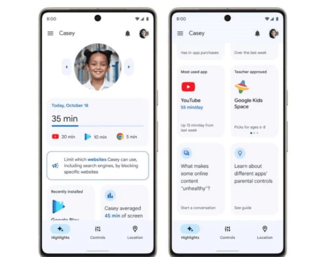 Google actualiza Family Link con un nuevo diseño y más funciones
