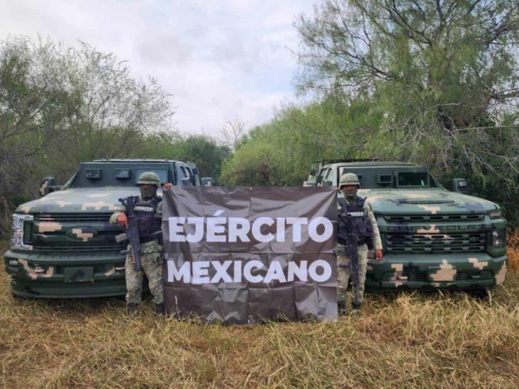 Ejército asegura vehículos “monstruo” abandonados Ejército asegura vehículos “monstruo” abandonados