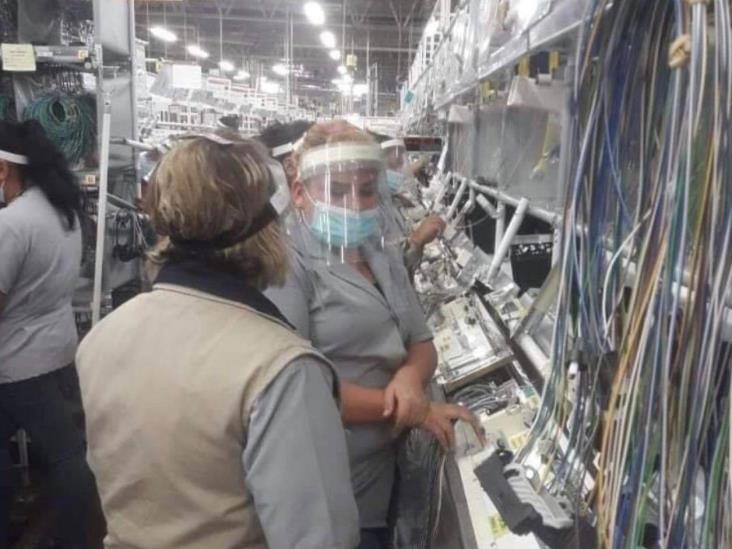 A discreción uso de cubrebocas en maquiladora A discreción uso de cubrebocas en maquiladora