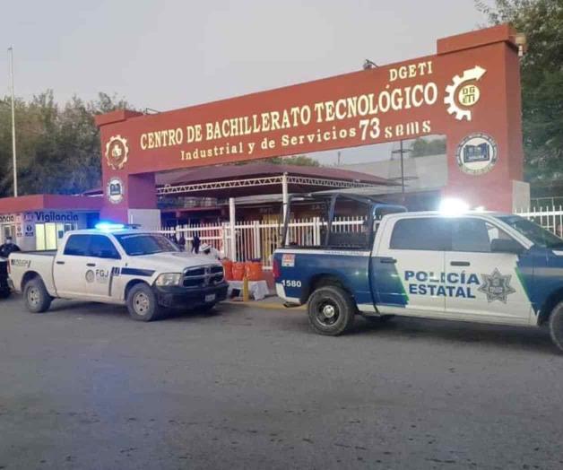 Amenaza de atentado; pánico en el CBTis 73 Amenaza de atentado; pánico en el CBTis 73