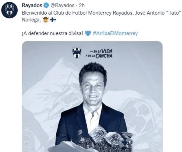 Tato Noriega, nuevo presidente de Rayados