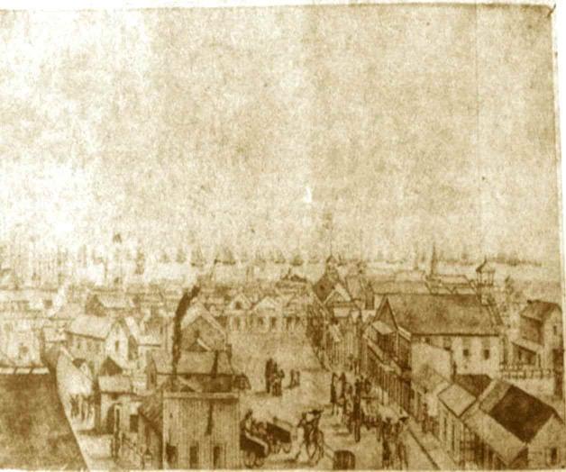 Los franceses en la desembocadura del río Bravo, 1864