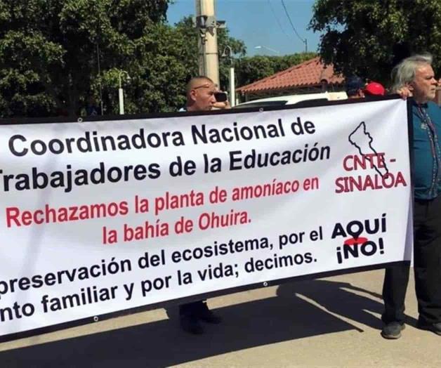 Protestan contra planta de amoniaco en Sinaloa 