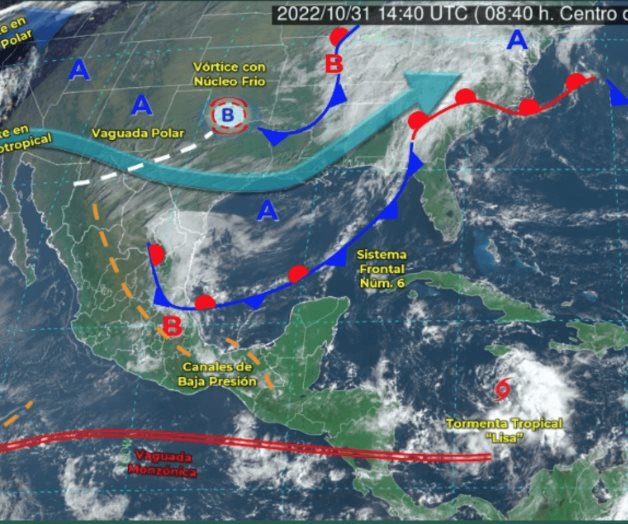 La tormenta Lisa se forma en el Caribe, al sur de Jamaica