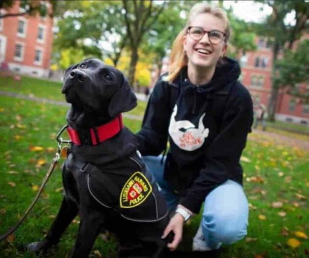 La perrita Sasha se suma a la fuerza policiaca de Harvard
