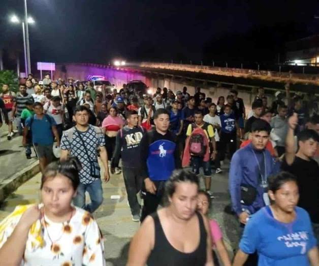 Avanza otra caravana de venezolanos en Chiapas 
