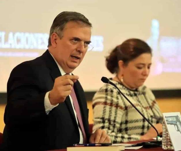 Vive México pandemia de armas de fuego.- Ebrard