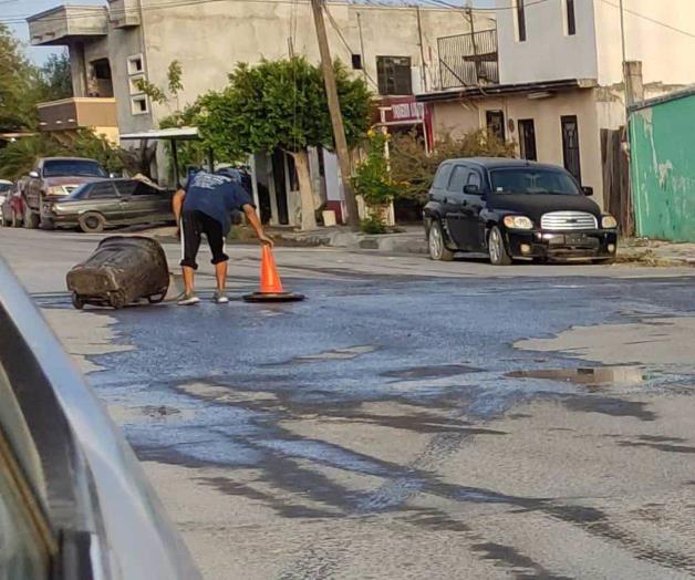 Taponean red de drenaje en la Niños Héroes