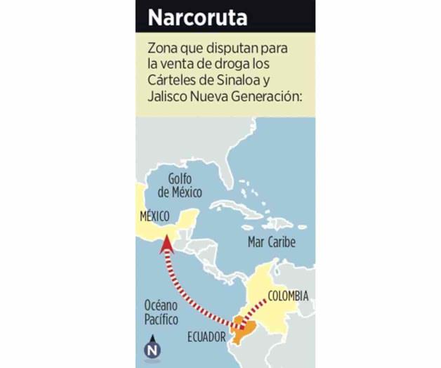 Se disputan cárteles control ¡de Ecuador!