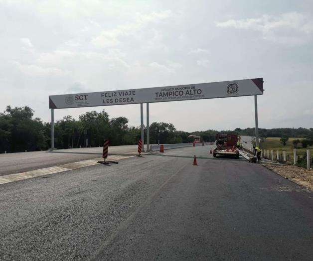 Avanza 56% ampliación de la carretera Tampico-Ozuluama